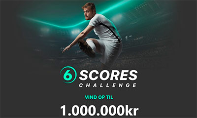 Bet365 6 scores challenge. Vind 1.000.000 kr. på dine odds