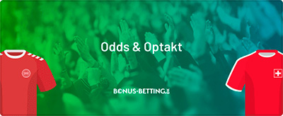 Danmark - Schweiz odds og optakt