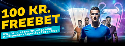 Champions League freebet på dine Cashpoint odds